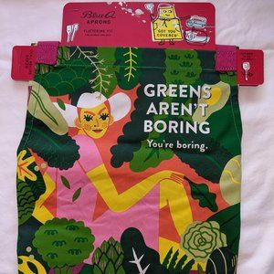 Blue Q Apron Greens Aren’t Boring You’re Boring